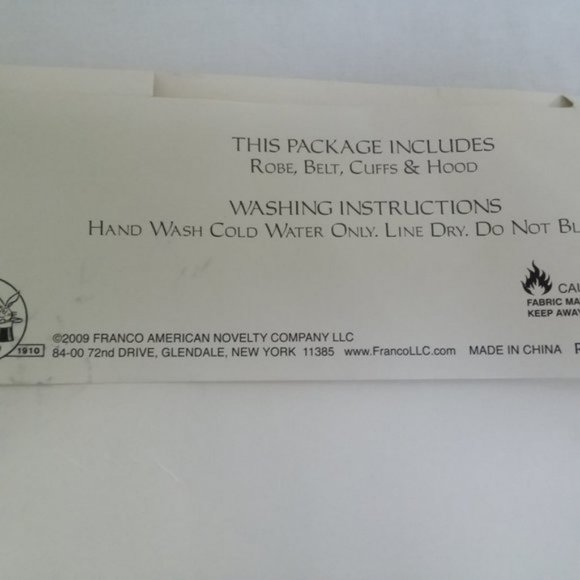 Mens Executioner COSTUME Adult XL Black Robe Hood Set Comic Con Medieval New - Picture 10 of 15